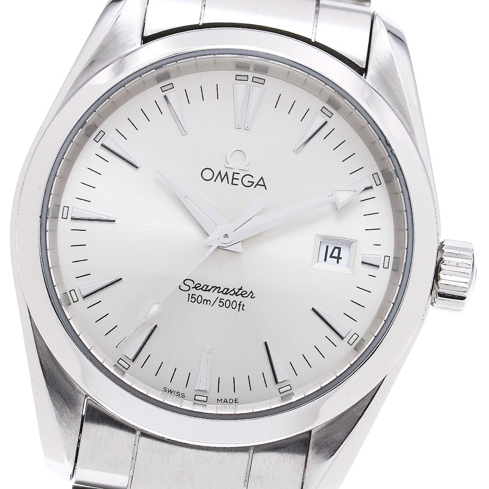 オメガ OMEGA 2518.30 シーマスター アクアテラ デイト クォーツ ボーイズ 良品 _850185【中古】