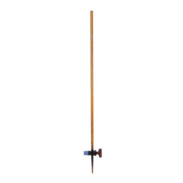 (柴田科学)ビュレット スーパーグレード 茶褐色 ガラスコック付 10mL 021120-10