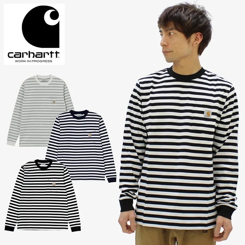 カーハート ダブリューアイピー L S SCOTTY POCKET T-SHIRT (i029001) メンズ 長袖 Tシャツ ロンT カットソー