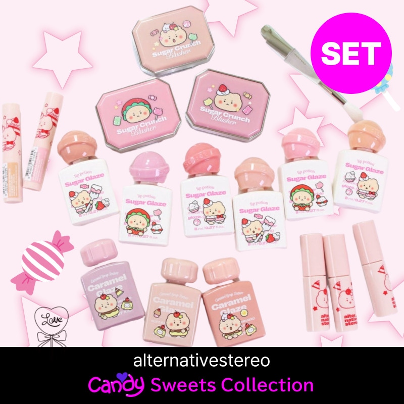 【壊れたクマ コラボ/3種選択SET】alternativestereo Candy Sweets Collection／mangomee／マンゴミ／マンゴム /オリーブヤン新作 / 韓国コスメ