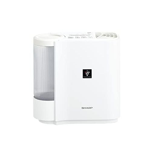 シャープ 加湿器 気化式 HV-R30-W ホワイト 容量2.4L/加湿量290mL 8畳 パーソナルタイプ DCモーター 省エネ プラズマクラスター 7000