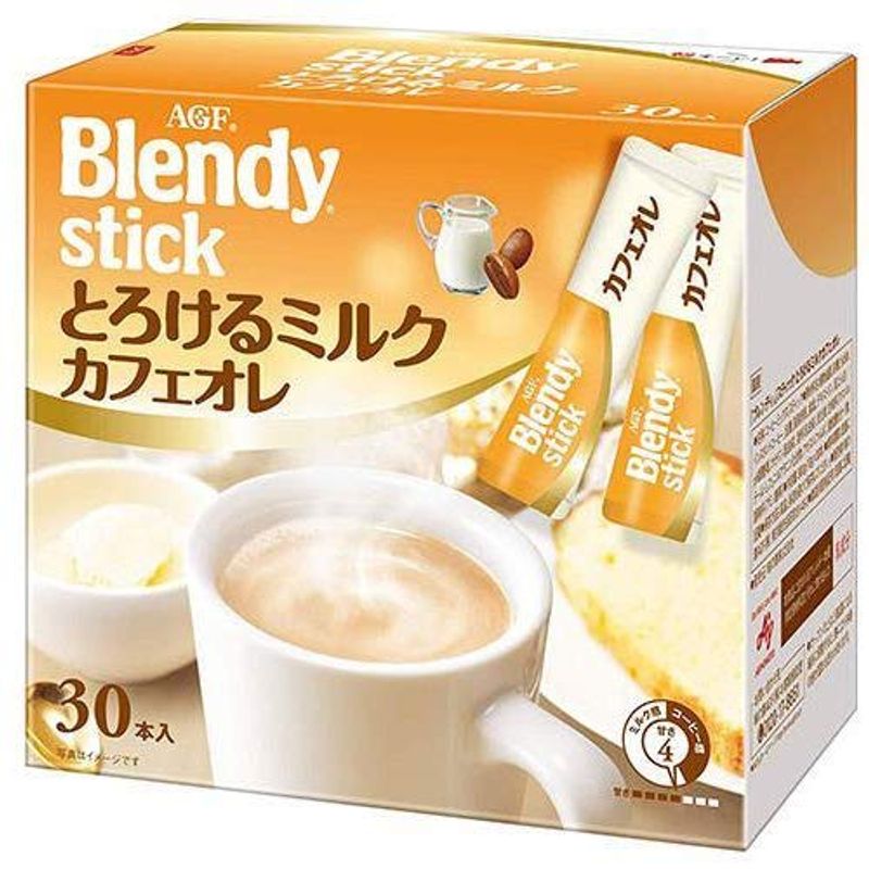 良質 AGF ブレンディ (10g30本)6箱入(2ケース) とろけるミルクカフェオレ スティック インスタントコーヒー -  flaviogimenis.com.br