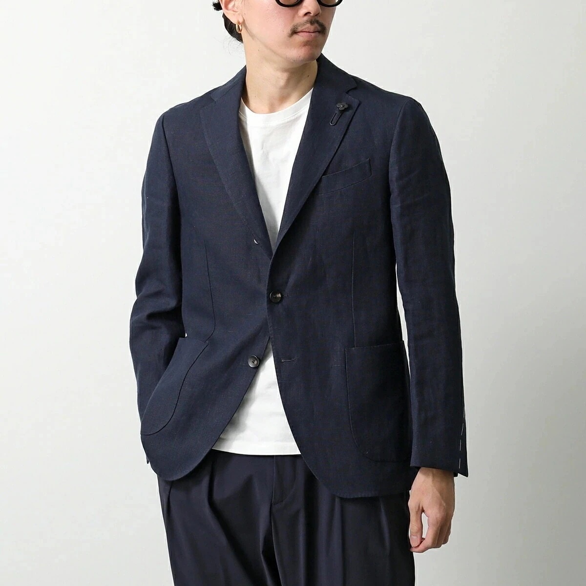 LARDINI ラルディーニ ジャケット JZ6000AQ EQSK62428 メンズ テーラードジャケット リネン JAPAN FIT ADVANCE ブート