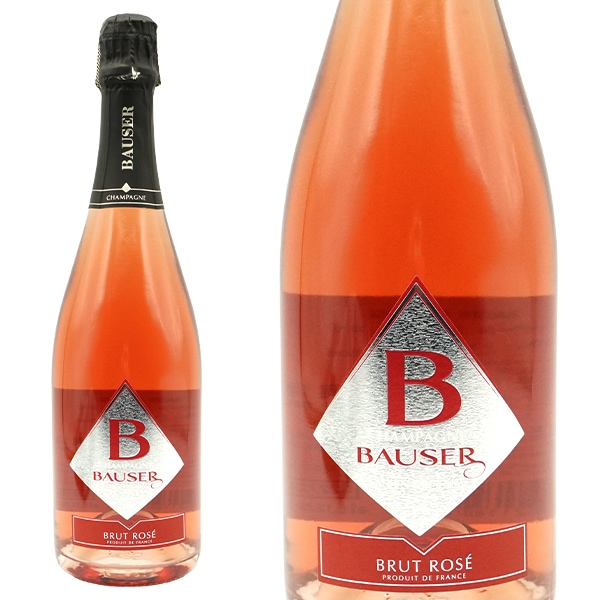 シャンパン ボゼール ブリュット ロゼ 750ml （フランス シャンパーニュ ロゼ 箱なし）