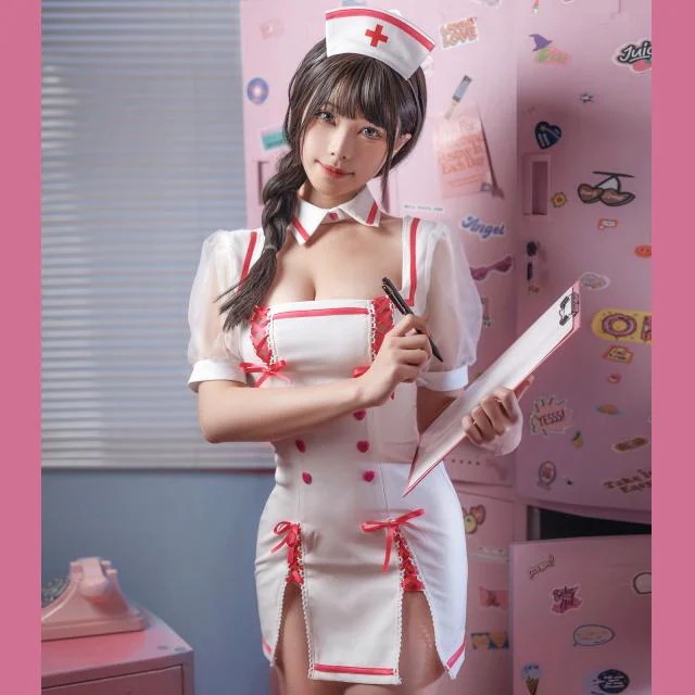 ナース コスプレ セクシー エッチ エロ ナース服 制服 ボンデージ 看護婦 nurse 情趣 調教 エッチ な 萌え ミニ丈スカート ランジェリー コスチューム ハロウィン 仮装 衣装 撮影会 ホ