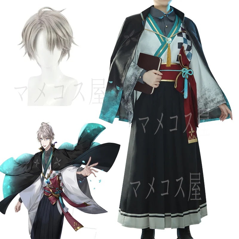 コスプレ衣装 バーチャル YouTuber VTuber 甲斐田晴 かいだはる 浴衣 和服 コスム ウィッグ付き アニメ 祭り ハロウィン クリスマス 文化祭 コスム アニメ 祭り30 日間の製作