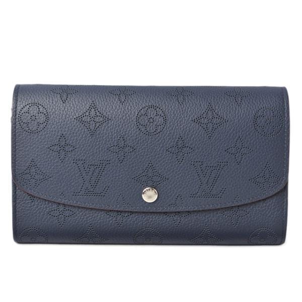 財布 LOUIS VUITTON 長財布/ポルトフォイユイリス モノグラムマヒナ ノワール M62071 マリーヌ