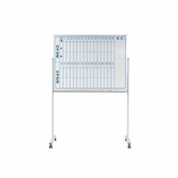 馬印　MAJI series（マジシリーズ）片面脚付　スチールホワイト　予定表　W1272xD610xH1810mm　MV34TMN