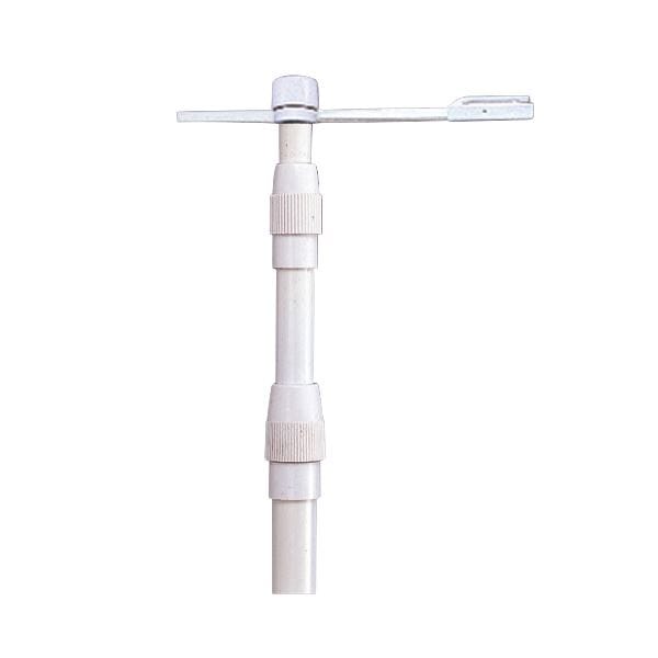 （まとめ） ポップワン ノボリ竿 3NL-30型 白 13084 1本 [x10セット]