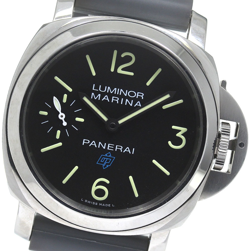 パネライ PANERAI PAM00777 ルミノールマリーナ ロゴ ３デイズ アッチャイオ スモールセコンド 手巻き メンズ _823447【中古】