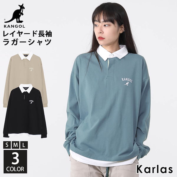 Qoo10] カンゴール ラガーシャツ レディース 長袖 シャツ
