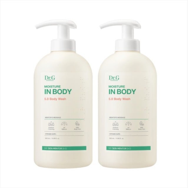 モイスチャー イン ボディ 5.0 ボディウォッシュ 500ml x 2個 (鎮静/弾力/保湿/栄養供給/活力/光彩/しわ防止)