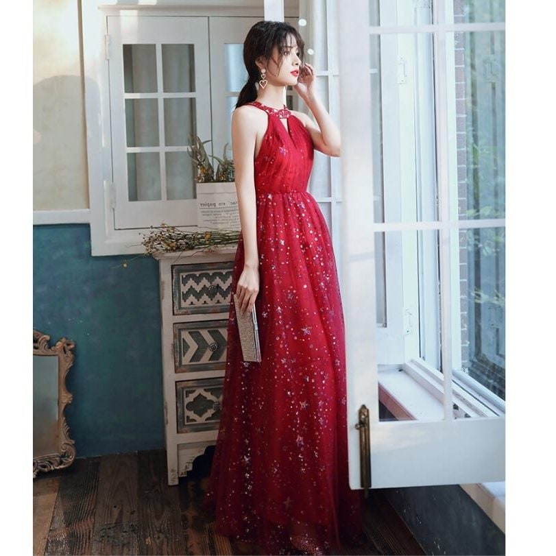 セクシー パーティードレス aラインワンピース 大きいサイズ ロング丈ドレス 20代30代40代 上