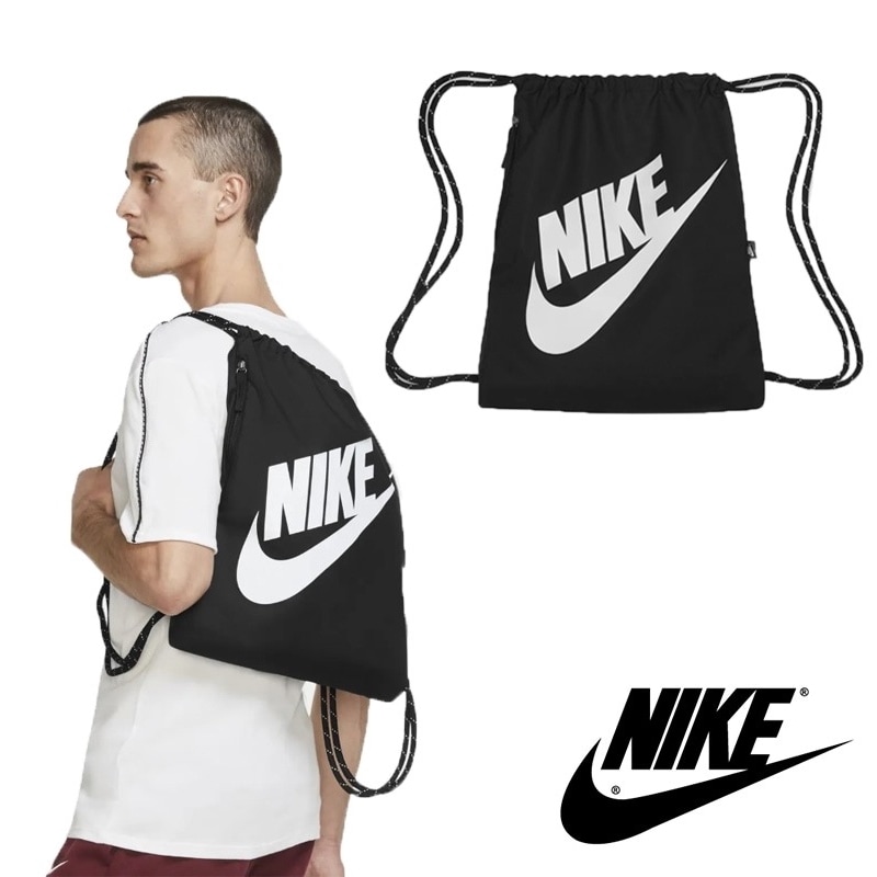 希少 1点限り NIKE ナイキ ジムサック ナップザック DC4245-010 Qoo10] NIKE HERITAGE DRAWSTRING