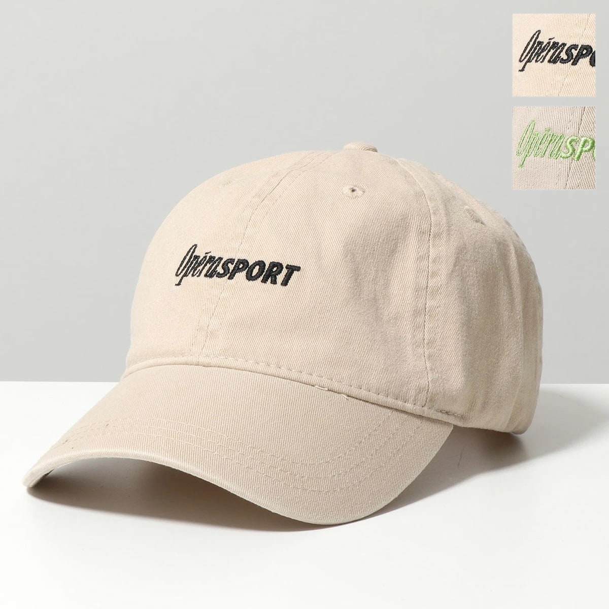 OperaSPORT オペラスポーツ ベースボールキャップ RENE UNISEX CAP J35 J35ED17 レディース ロゴ刺繍 コットン 帽子 カラー2色