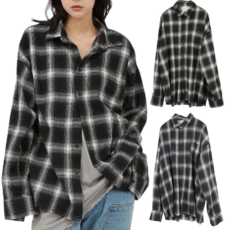 RAU Cut-Off Check Over Shirt