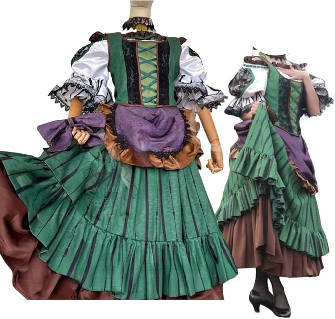 ザ・ヴィランズ Into the Frenzy ガストンガールズダンサー コスプレ衣装/ (ウィッグ 靴 別売り)