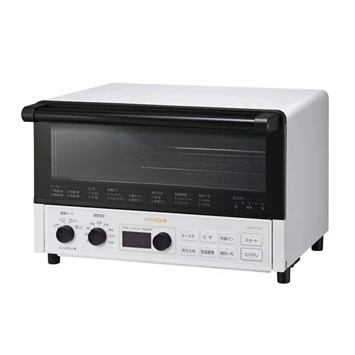 コンベクションオーブントースター 角型パン4枚対応 ノンフライ調理 低温調理 HMO-F300-W ホワイト