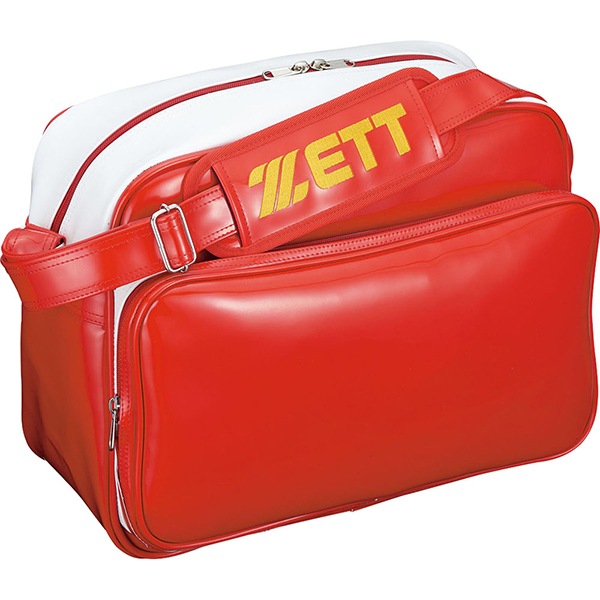 ゼット 野球バッグ セカンドバッグ ショルダータイプ レッド×ホワイト BA594 6411