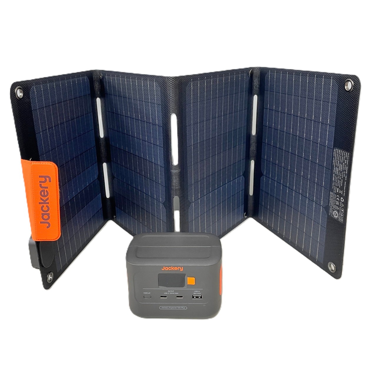 ポータブル電源 Jackery Explorer 100 Plus / SolarSaga 40 Mini ソーラーパネル付 ジャクリ