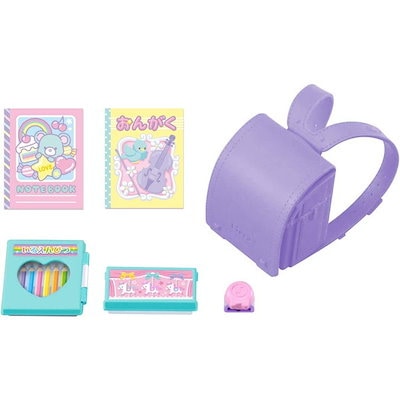 他サイト： タカラトミー リカちゃん LG-09 おしゃれなランドセルセット 着せ替え おままごと おもちゃ 3歳以上の商品画像