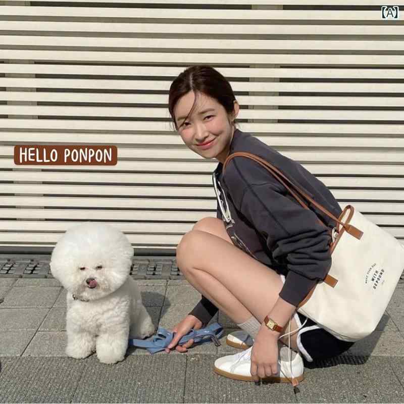 バケットバッグ バケツ レディース おしゃれ 鞄 カジュアル 韓国 巾着 キャンバス 軽量 涼しい 大容量 ショルダーバッグ ロゴ 韓国 ブラウン 5,426円