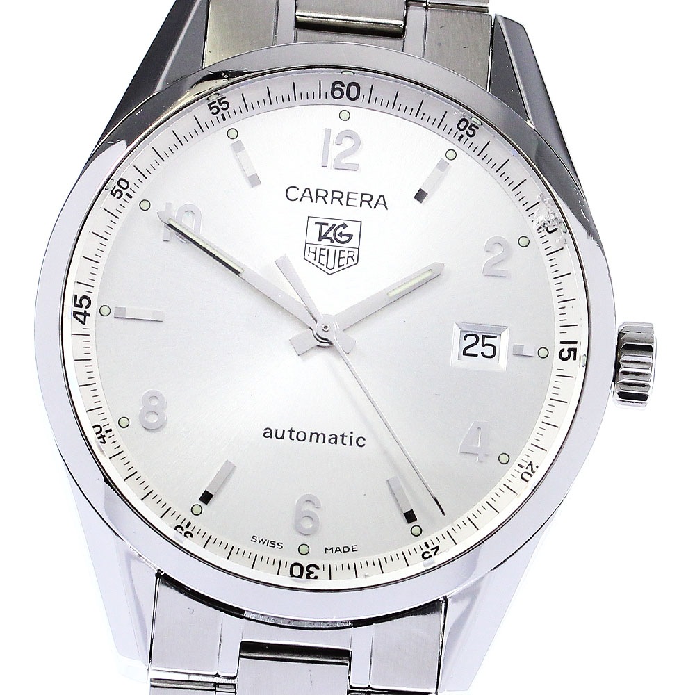 タグホイヤー TAG HEUER WV211A カレラ キャリバー5 デイト 自動巻き メンズ _797209【中古】その他 ブランド腕時計