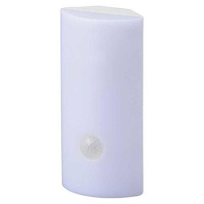 他サイト： オーム電機　LEDセンサーライト人感明暗センサー ［白色 /乾電池式］　NIT-BLA6JCS-WNの商品画像