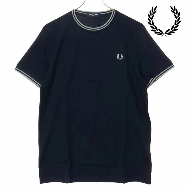 メール便 メンズ ツインティップド Tシャツ [M1588V-T73] トップス 半袖 クルーネック ネイビー NAVY/SEAGRASS 正規取扱店