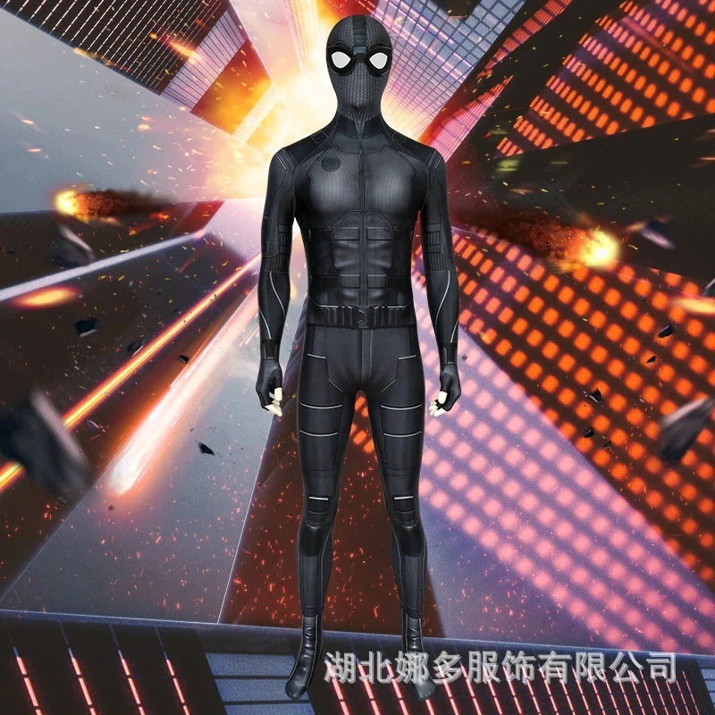 スパイダーマン 2 ファーフロムホーム Cos ピーターパーカー ステルス スーツ ナイト モンキー タイツ 男性 J19038eb