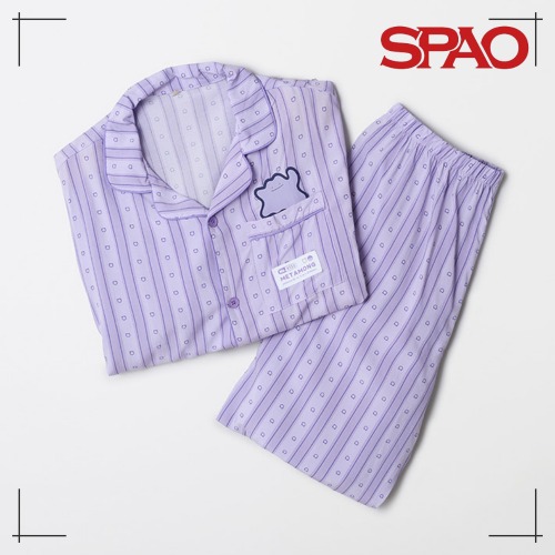 SPAO公式 メタモン ポケモン 長袖パジャマ PURPLE 韓国人気 秋新作