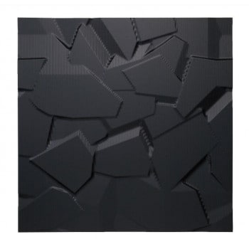 プラデック ウォール アート「クリスタル」 ブラック PL-15006