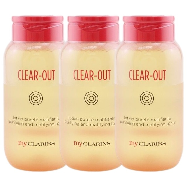 【お得な3個セット】クラランス マイクラランス クリア アウト ピュリファイング トナー 200ml × 3