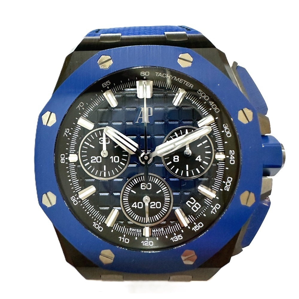 AUDEMARS PIGUET オーデマ・ピゲ 腕時計 26420CE.OO.A043VE.01 ロイヤルオーク オフショア クロノグラフ 自動巻き セラミック スモークブルー/ブラック ブルー