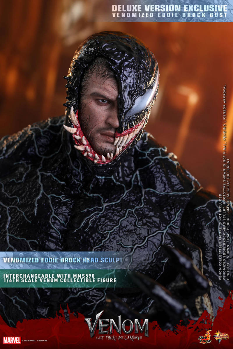 新品未開封HOTTOYS ホットトイズ MMS620 ヴェノム カーネイジ フィギュア Venom spiderman ボーナス付