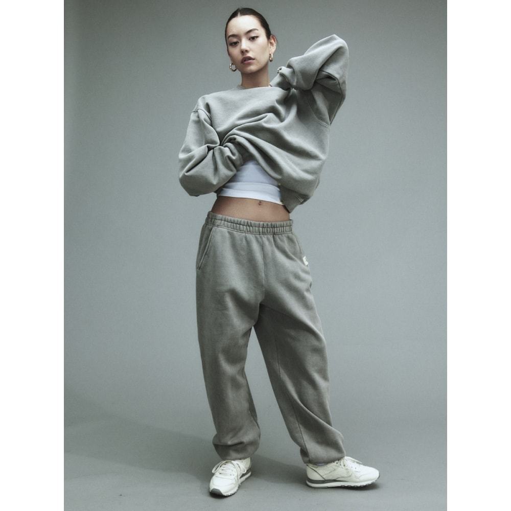 GLOWNY G クラシックスウェットパンツ (グレー)