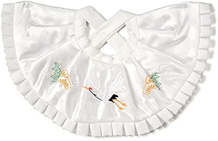 aDays よだれかけ お宮参り 日本製 お食い初め スタイ ベビー 赤ちゃん 和柄 刺繍 松 鶴(スタイ 白) 25,056円