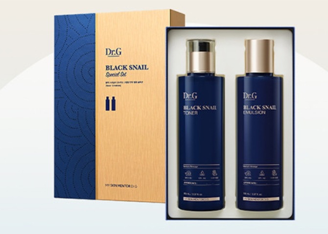 韓国コスメDr.G ブラックスネイルトナー150ml + エマルジョン150mlスペシャルギフトセット
