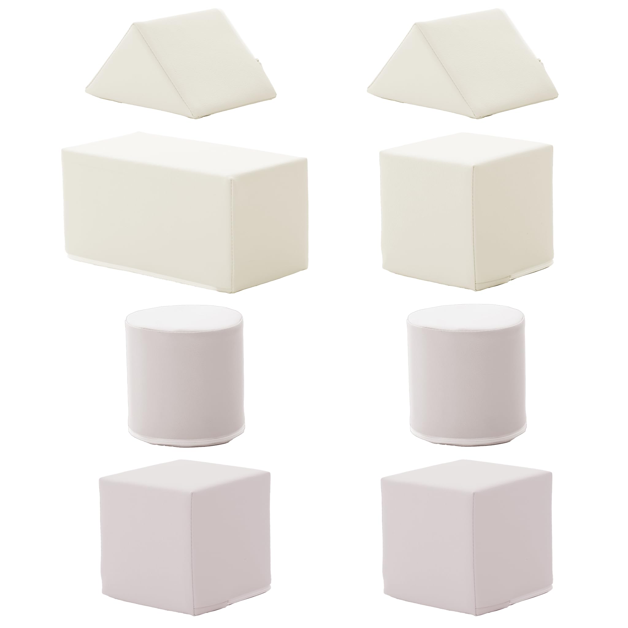 セルタン プレイクッションmini 8個セット アイボリー/グレー 8点セット 積み木クッション 北欧風 キッズスペース 日本製 A997a-a-598WH/738GRY(8点セット)