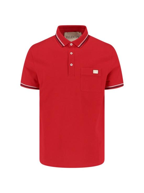 VALENTINO GARAVANI Men Polo Shirts 8V3MH01KAQJ157 Red