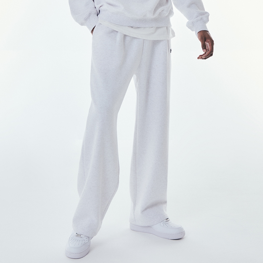 Daily standard wide pants (Melange White)