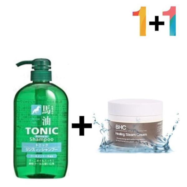 XBFII155クール シャンプー 香り 髪の中 角質 かさぶた 頭皮 かゆい/まゆクールシャンプー（緑）1個/日本酒 発酵クリーム1個