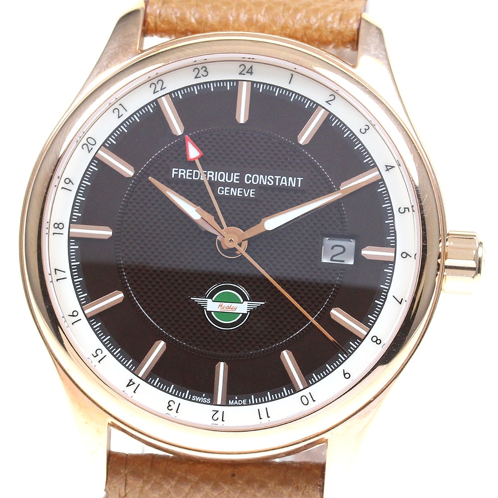 フレデリック・コンスタント FREDERIQUE CONSTANT FC-350CH5B4 ヴィンテージラリーGMT ヒーリー リミテッド 自動巻き メンズ _834860【中古】