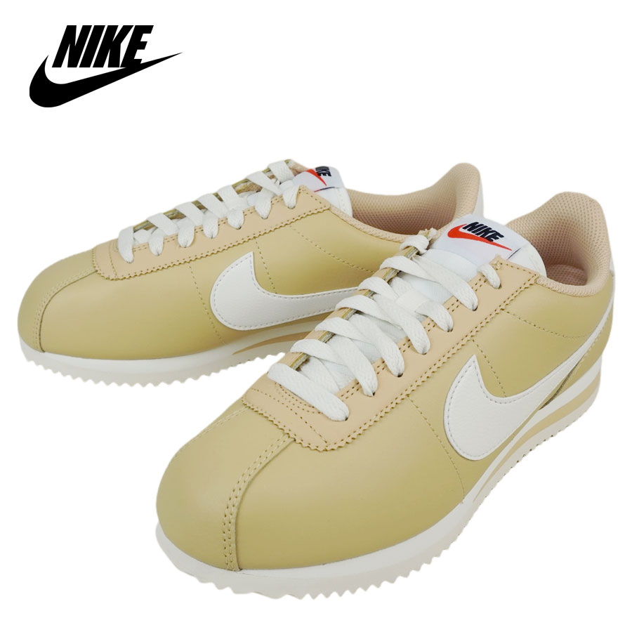 レディース スニーカーナイキ NIKEWOMENS CORTEZウィメンズ コルテッツSESAME/SAIL-WHITE(セサミ/セイル-ホワイト)女性