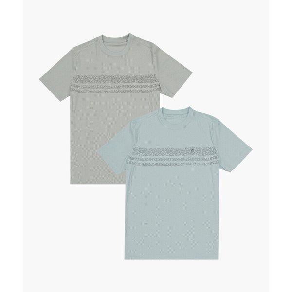 トロピカルプリント半袖Tシャツ PQTS2420 IC_IC