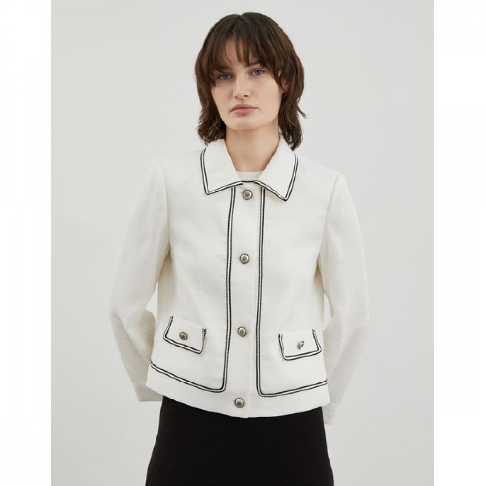 [オリビアローレン] カラーポイントジャケット_Vopfu4M3421