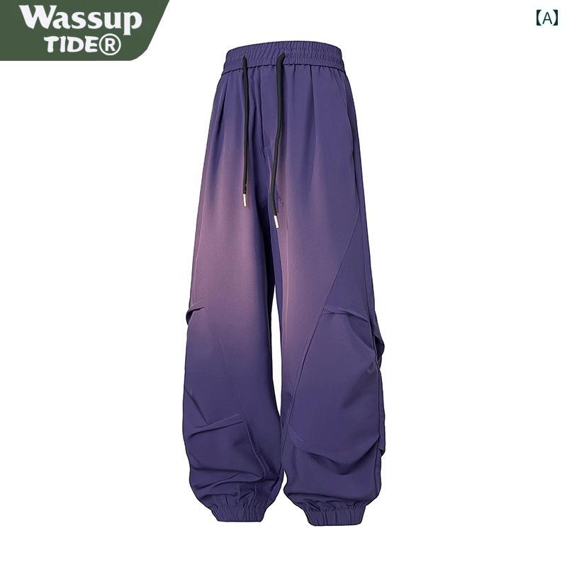 カーゴパンツ　メンズ　レディース WASSUP TIDE 春秋用 男女兼用 機能性 オーバー オール ドーパミン 防水 パンツ 5,215円