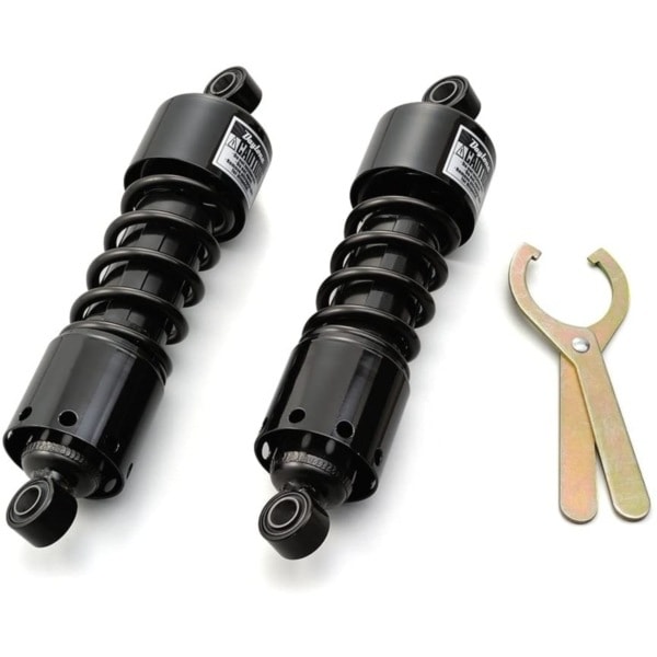 D94757 バイク用 リアサスペンション ローダウンリアショック SR400(78-19) SR500(78-08) REBEL250(17-20) REBEL500(17-20) ブラック