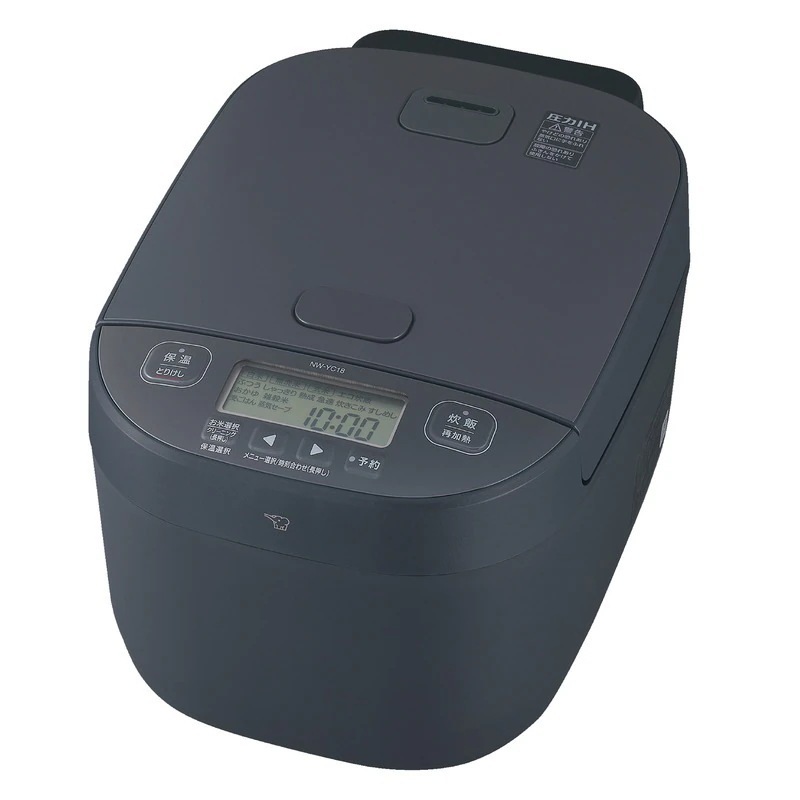 象印 ZOJIRUSHI NW-YC18-BZ 炊飯器 圧力IH炊飯ジャー 一升炊き 豪熱大火力 極め炊き スレートブラック