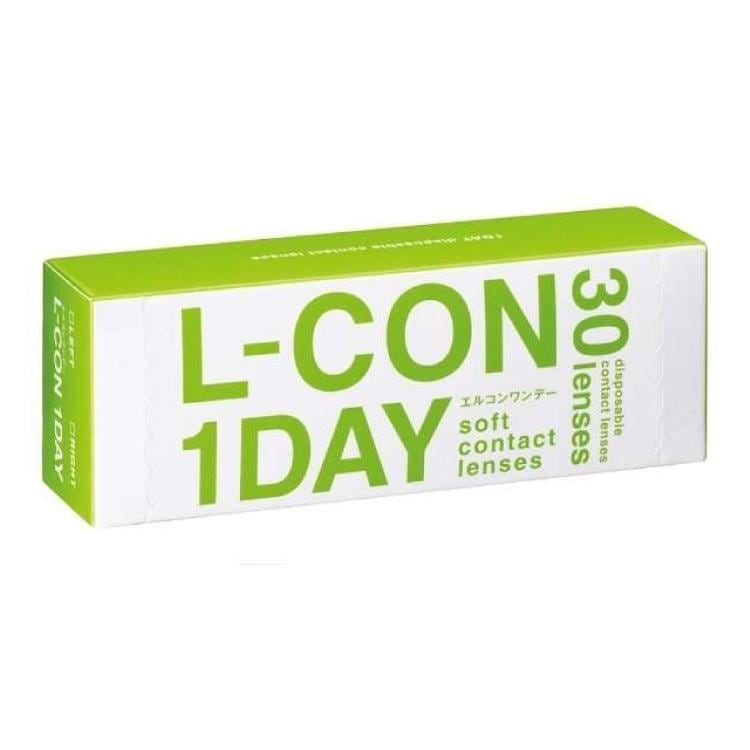 【4箱セット】クリアレンズ エルコンワンデー L-CON 含水率38.5％ 1箱30枚入り 度あり クリアコンタクト 1day シンシア ソフトコンタクトレンズ ソフトコンタクト